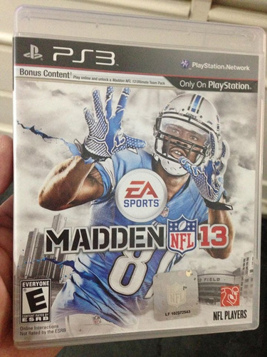 Madden 13 Semi Novo Mídia Física Ps3 Playstation 3 R$78,93