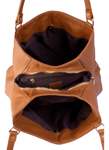 Bolsa Castelli Dama Piel Genuina Con 5 Compartimentos