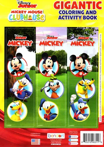 Mickey Minnie Mouse De Disney Junior Gigantic Para Colorear