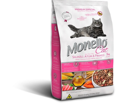 Alimento Para Gato Monello Salmón, A - Kg A $12729
