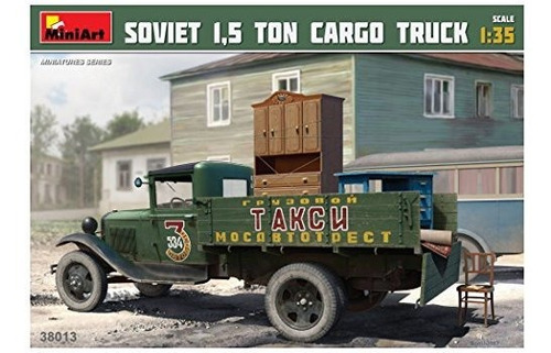 Maqueta Camión Carga Soviético 1.5 Ton.