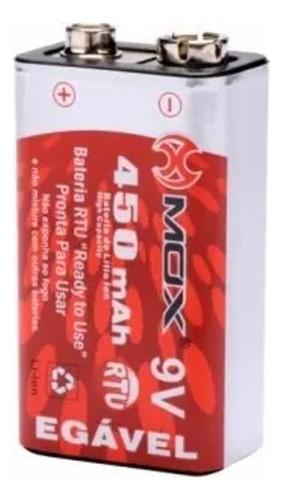 Bateria Recarregavel 9v Mo-9v450 450mah Mox