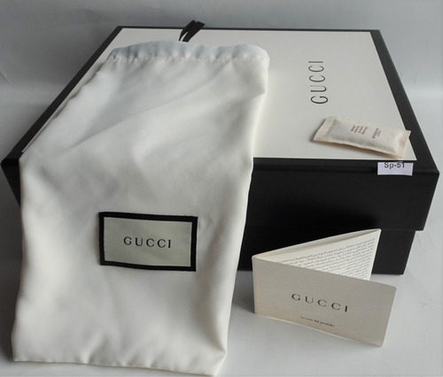 Caja Original Calzado Gucci 30x27x10.5 Cm. C/1 Polvera#sp-51