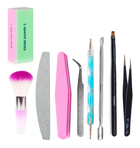 Kit Manicura Profesional Gadnic Herramientas Pedicura Uñas