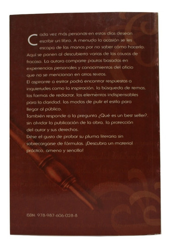 Imagen 2 de 2 de Plumas Nuevas. Pautas Para Escribir Un Libro - Cristina Kuns