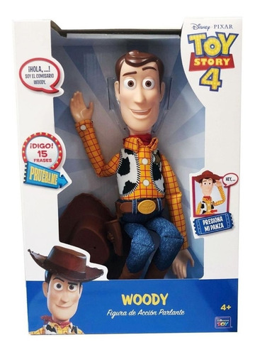 Disney Toy Story Woody Parlante Hablo 15 Frases Mt3 64113