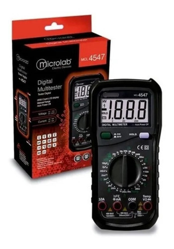 Digital Multi Tester/ Temperatura Mcl Microlab - 4547
