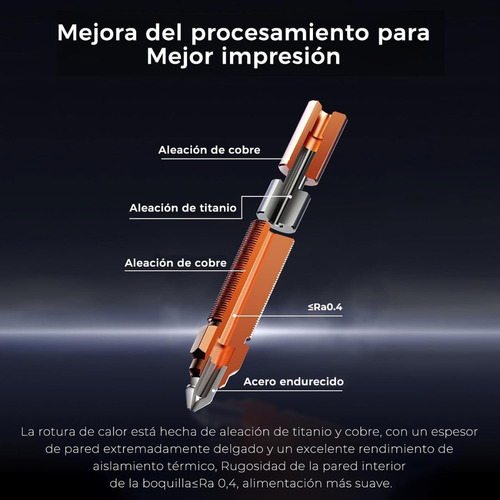 Bloque De Calentamiento Para Impresora 3d Creality K1 Max