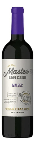 Pack De 2 Vino Tinto The Grill Master Fan Club Malbec 750 Ml