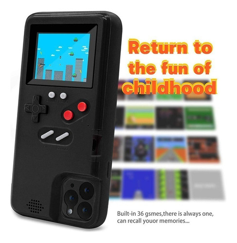 I Funda De Silicona I Case Cover Para Iphone16 Con 36 Juegos