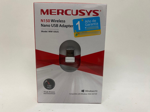 Adaptador Inalambrico Nano Usb 150mbps Mercusys Mw150us