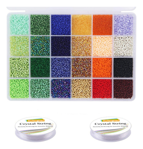 14400 Cuentas De Cristal Para Collares De Pulseras