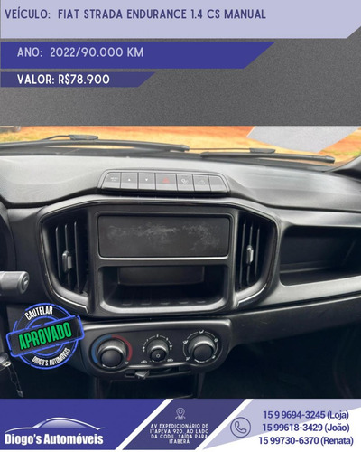 Fiat Strada 1.4 Endurance Cab. Cs Plus Flex 2p
