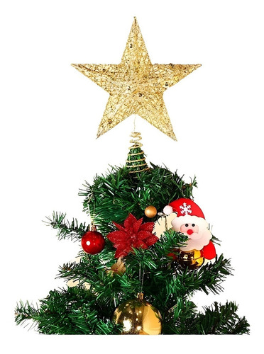 Adorno Navideño Estrella Para Árbol De Navidad