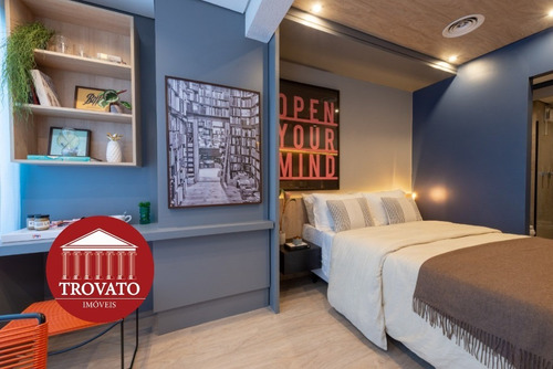 Imagem 6 de 17 de Lindissimo Apartamento A Venda - Bela Vista Com 1 Suite, 1 Vaga Garagem , Lazer Completo Com Piscina E Coworking - Ap01994 - 70238607