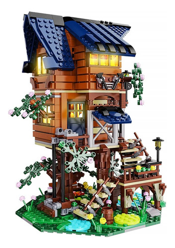 Tree House Stem Building Toy, 1155pcs Creative Building...