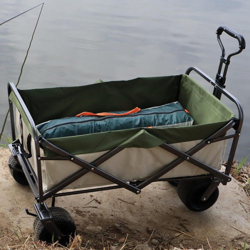 Carrito Portátil Utility Kids Wagon Para Acampar En La Playa