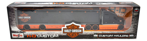 Trailer Harley Davison Custom Haulers Escala 1:64 Maisto Cd