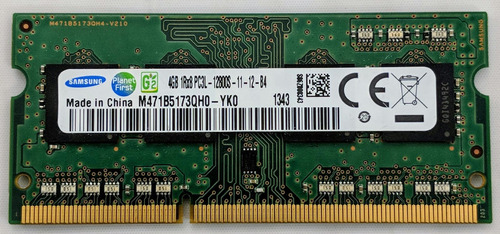 Samsung M471b5173qh0-yk0 4gb Ddr3l Pc3-12800 Cl11 512mbx64 5