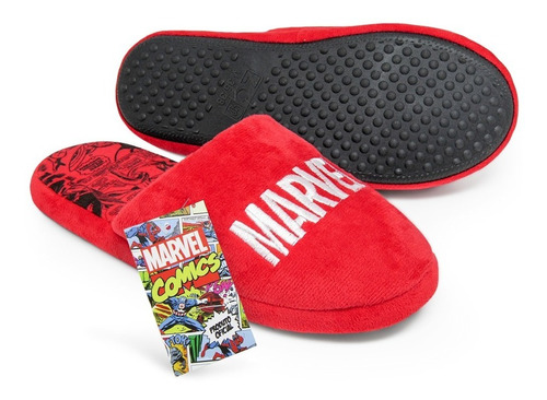 Pantufa Chinelo Solado Borracha - Marvel Original