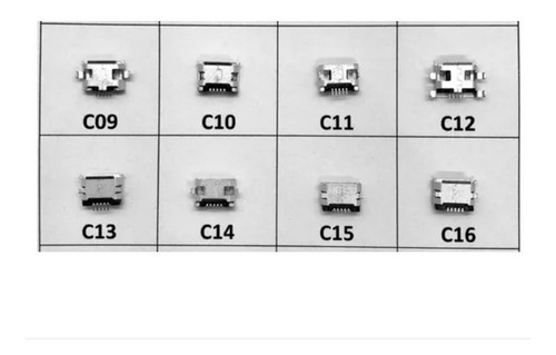 Imagem 2 de 6 de Conector Carga - Cel. Tablet Micro Usb V8 Kit - 20 Unidades