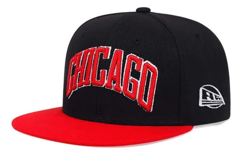 Gorra Estilo Hip-hop Con Bordado De Chicago