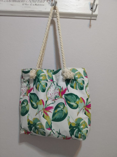 Bolso Verano Lona Botánico 44 X 35 