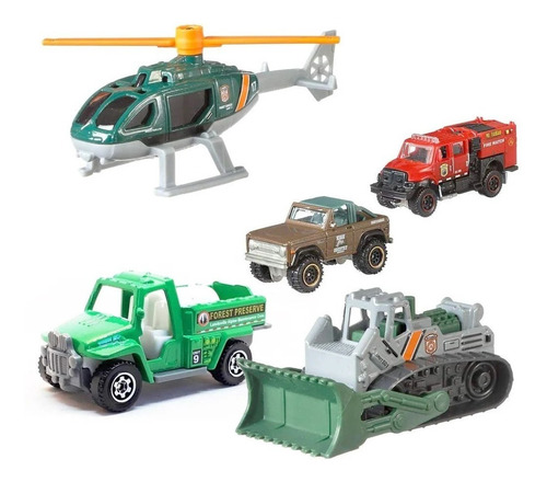 Matchbox Mbx Wildfire Rescue 5-pack