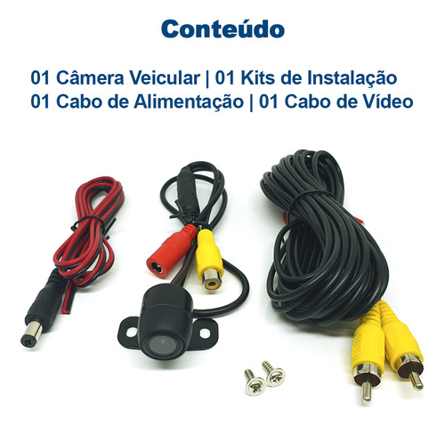 Kit Central Multimídia 1 Din + Câmera Ré Ecosport 2011 Touch