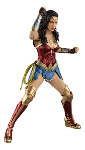 Figura Wonder Woman Gal Gadot Articulada Juguete Dc Con Caja
