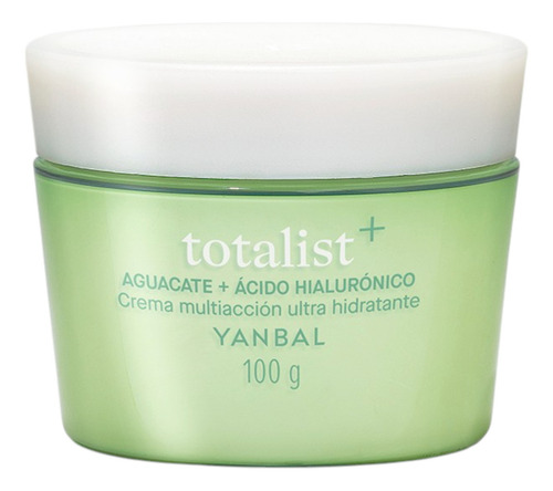 Crema Multiaccion Ultra Hidratante Aguacate Totalist+ Yanbal Momento De Aplicación Día/noche Tipo De Piel Todo Tipo De Piel