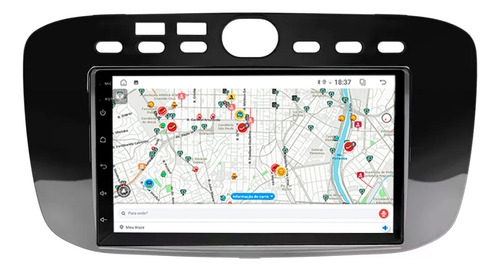 Multimídia Punto 13/17 Qled 7p Android Carplay 2gb 64gb Adak