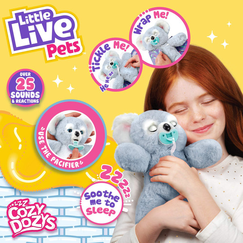 Little Live Pets Cozy Dozy Kip Koala Bicho De Pelúcia Com S