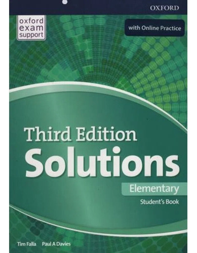 Solutions Elementary (3rd.edition) - Student's Book