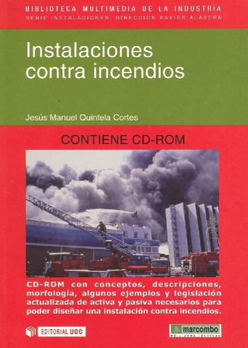 Libro Instalaciones Contra Incendio De Jesús Manuel Quintela