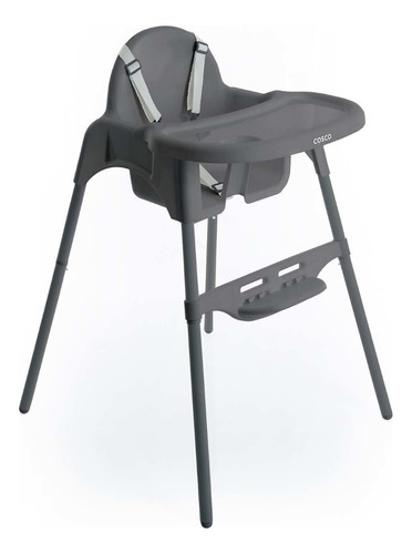 Silla de comedor compacta Cook Gray de hasta 15 kg | Cosco Kids