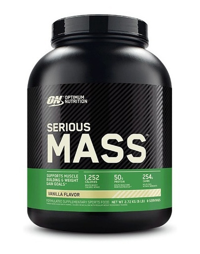 Serious Mass 6lb Optimum Nutrition Con Registro Sanitario