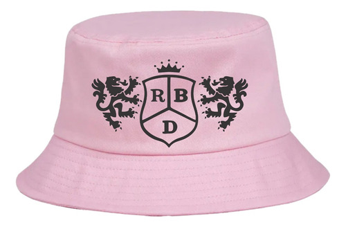 Gorro Pesquero Rbd Rebelde Rosado Sombrero Bucket Hat