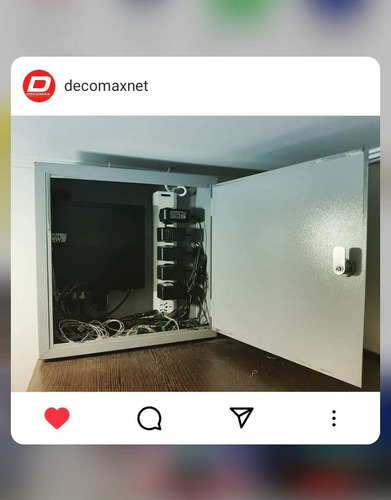 Imagen 3 de 6 de Gabinete Metalico Para Dvr 4/8 Canales 50x50x15cm Cctv
