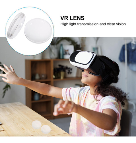 10 Unidades De Lentes De Óculos Vr, Lente De Bloqueio De Luz