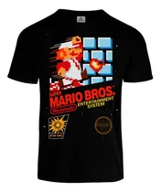 Comprar Playera Super Mario Bros Nes Clásico Portada