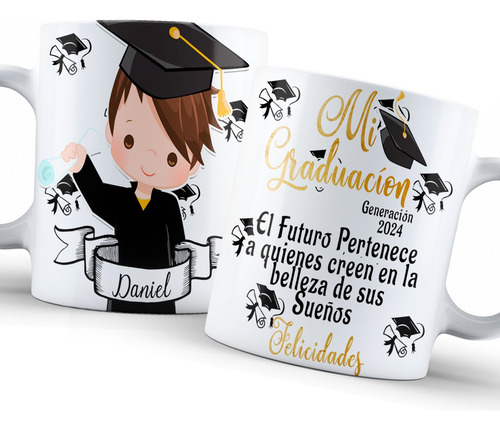 15 Tazas De Graduación Regalo Fin De Año Personalizadas