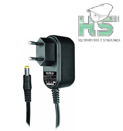 5 Fonte 12v 1amp Cftv Prot Anti-surto Mod Ef1201 Intelbras