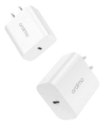 [2-paquete] Usb C Wall Charger, Oraimo Charger Block 20w, Pd