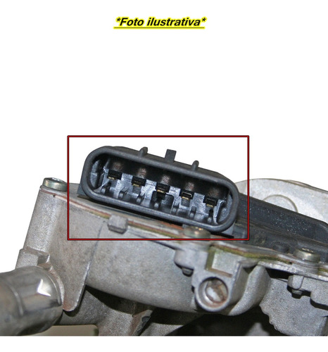 Plug Conector Do Motor Limpador Para-brisa Astra 99-02 (Usado)