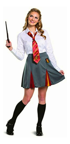 Disguise Falda Gryffindor De Harry Potter Para Adultos, Gris