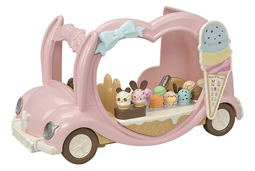 Calico Critters Furgoneta De Helado, Vehículo De Juguete