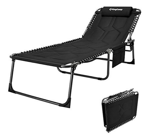 Silla De Playa Reclinable Acolchada Kingcamp