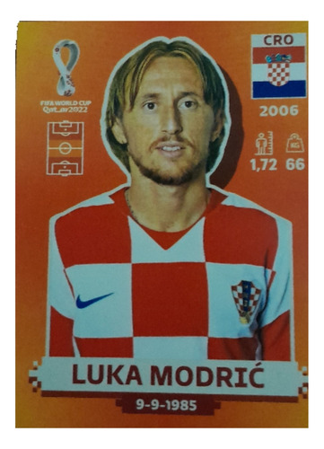 Carta De Luka Modric Del Mundial De Catar 2022 (Reacondicionado)