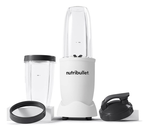 Nutribullet Pro, Licuadora Personal 900 W Blanco Mate 7 Pzas